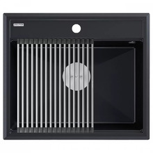 Мойка для кухни Paulmark IT-GRANIT STEPIA 60, PM115951-BLM