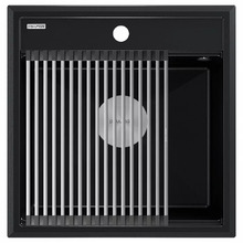 Мойка для кухни Paulmark IT-GRANIT STEPIA 50, PM115051-BLM