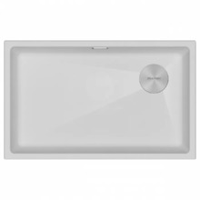 Мойка для кухни Paulmark IT-GRANIT LUMI 74 UNI-SKEW, LU74SK-WH