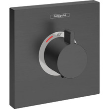 Смеситель для душа Hansgrohe ShowerSelect, 15760340, термостатический, черный хром шлифованный