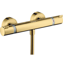 Смеситель для душа Hansgrohe Ecostat Comfort, 13116990, термостатический, полированное золото