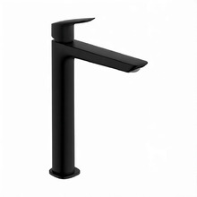 Смеситель для раковины Hansgrohe Logis, 71257670, с донным клапаном, черный матовый