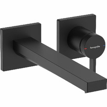 Смеситель для раковины Hansgrohe Tecturis E 73051670 Черный матовый