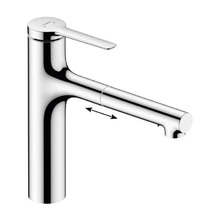 Смеситель для кухонной мойки Hansgrohe Zesis, 74804000, с вытяжным изливом, хром