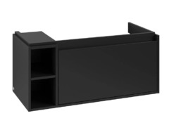 Тумба под раковину Villeroy & Boch Skyla C79000VL, 100 см подвесная, Volcano Black