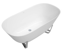 Ванна квариловая Villeroy&Boch Antheus UBQ175ANH7F400V-01, 175 x 80 см, отдельностоящая, белый