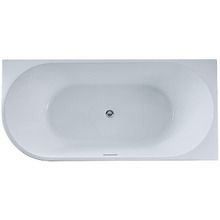 Ванна акриловая Vincea VBT-402-1500R, 1500*750*580, цвет белый, правая, щелевой перелив