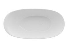 Ванна акриловая Vincea VBT-601-1600, 1600*800*580, цвет белый, слив-перелив в комплекте, белый