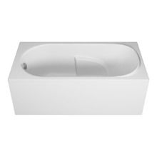 Ванна акриловая Vincea VBT-2A150-LG с ножками 1500*750*470, пристенная, цвет белый