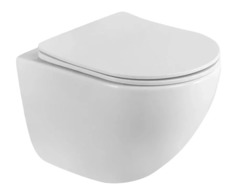 Подвесной унитаз BelBagno Libero BB11051CH-TOR/SC, безободковый, сиденье микролифт, белый