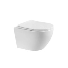 Унитаз подвесной BelBagno Marino BB7026CH-TOR-BFS/SC, безободковый, смыв торнадо, сиденье микролифт, цвет белый