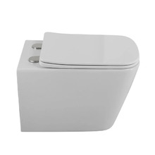 Унитаз подвесной BelBagno Due BB7107CHR/SC, безободковый, крышка микролифт, белый