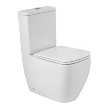 Унитаз-компакт напольный BelBagno Luce-TOR BB2197CP-TOR/SC/BB2197T, безободковый, смыв торнадо, сиденье микролифт, цвет белый