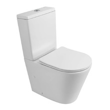 Напольный унитаз BelBagno Flay BB2149CPR/SC/BB2149T, с бачком, сиденье микролифт, белый