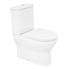 Напольный унитаз-компакт BelBagno Energia BB8134CPR/SC/BB8134T, безободковый, крышка Soft Close, белый