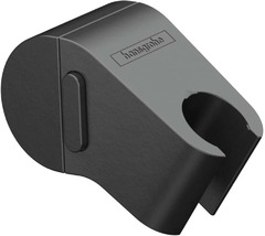 Держатель для ручного душа Hansgrohe WallStoris Слайдер с кнопкой 27917670 матовый черный