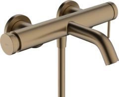 Смеситель для ванны Hansgrohe Tecturis S 73422140 шлифованная бронза